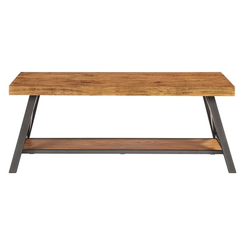 Bryson Rustic X-Base Accent Tables by iNSPIRE Q Classic