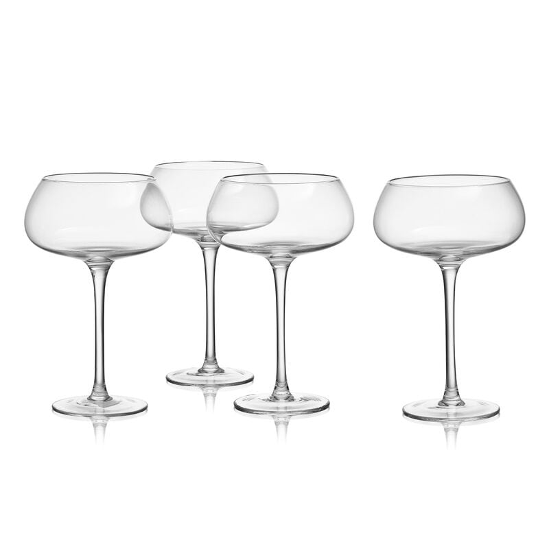 Mikasa Crystal Cheers Champagne Flutes, Set of 4, 8 fluid ounces