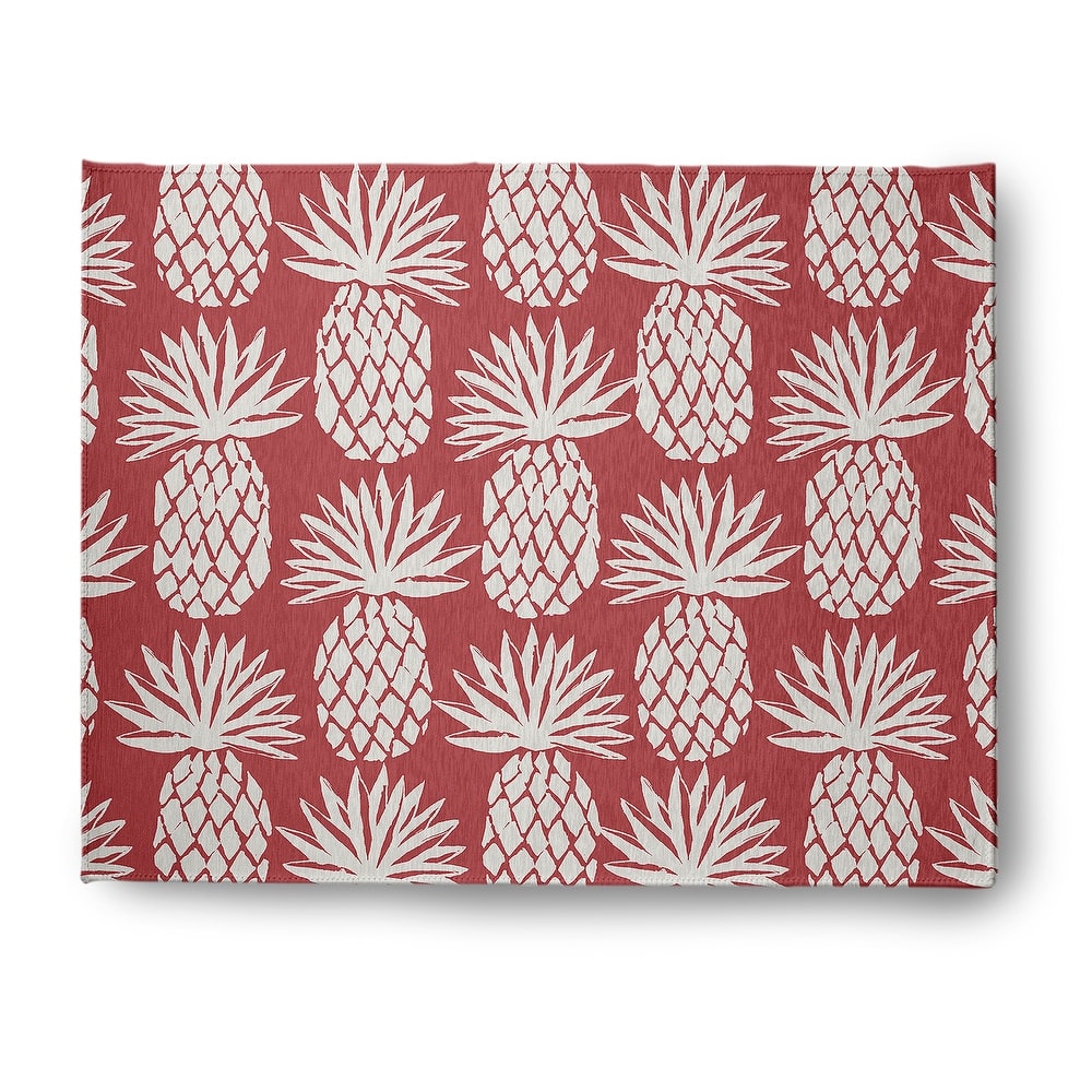 Pineapple Pattern Indoor/Outdoor Rug
