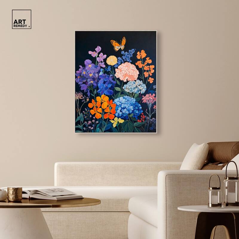 Twilight Blossoms I Canvas by Art Remedy