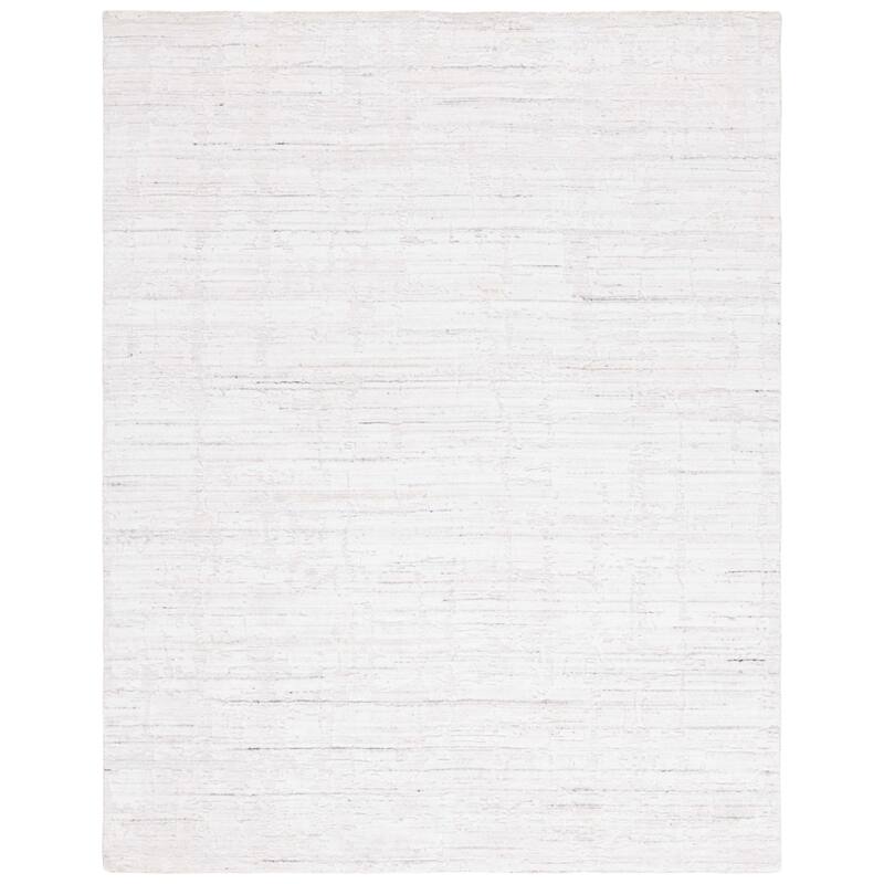 SAFAVIEH Hand-Loomed Mirage Doha Modern & Contemporary Viscose Rug - 8' x 10' - Ivory/Grey