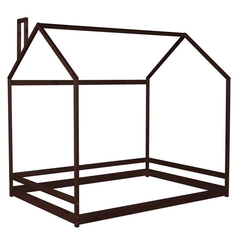 House Bed Frame Wood Bed