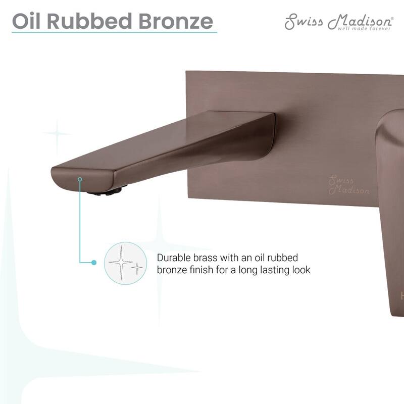Monaco Single-Handle Wall-Mount Bathroom Faucet