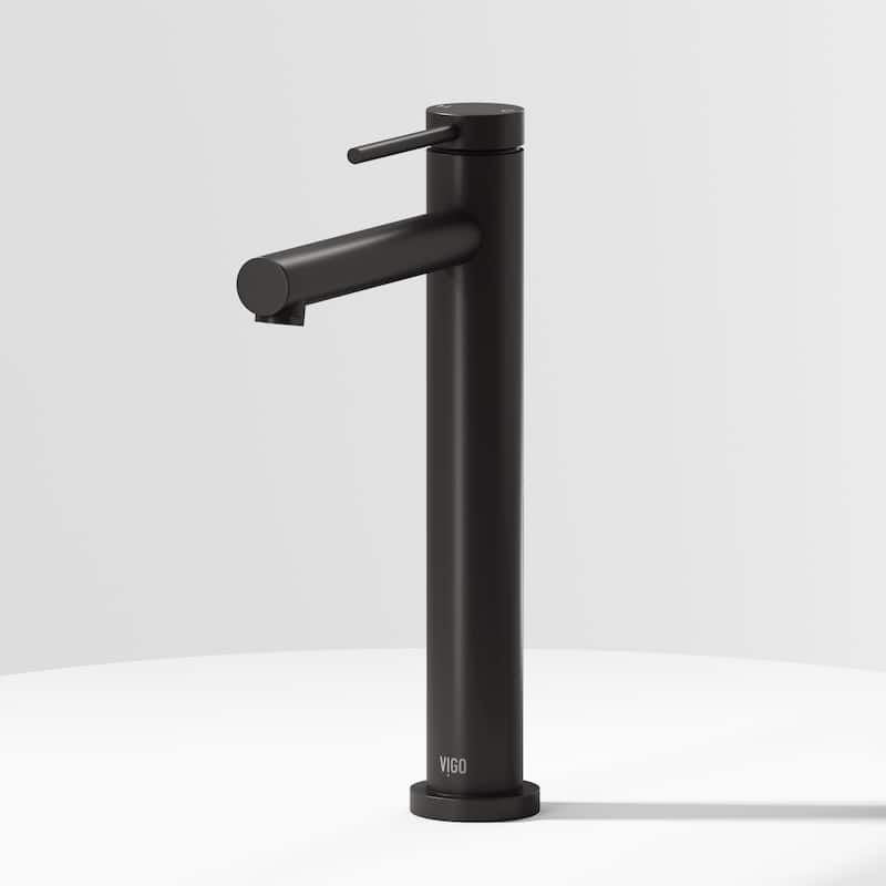 VIGO Jewel 11" H Single Handle Single Hole Vessel Bathroom Faucet