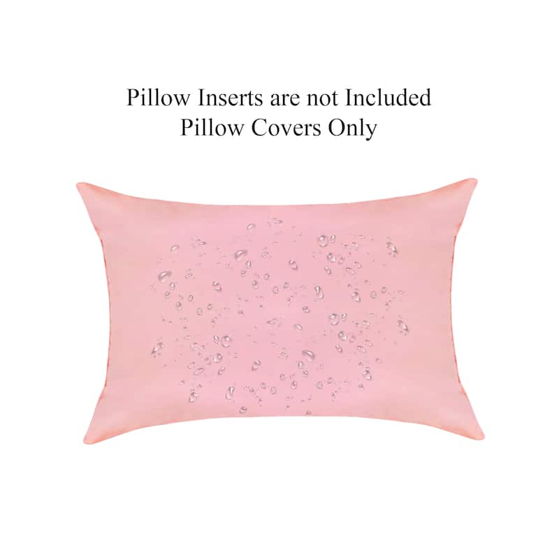 A1HC All-weather Waterproof Outdoor Throw Pillow Covers, Set of 2