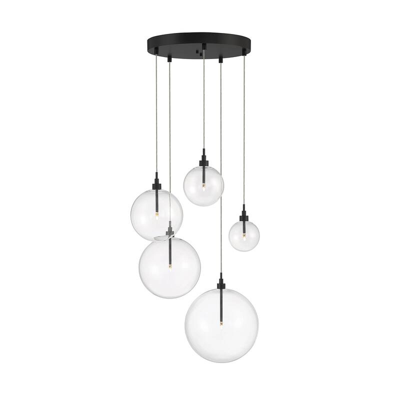 Bellevue SH10099 5 Light 28" Wide LED Multi Light Pendant - Oil Rubbed Bronze