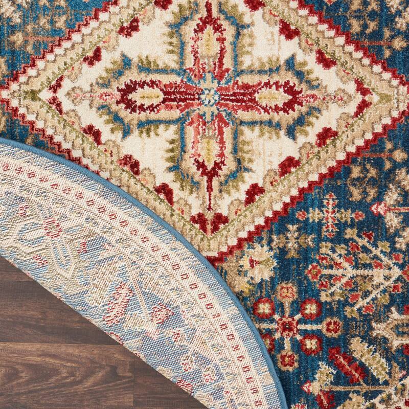 Nourison Revel Traditional Floral Medallion Area Rug