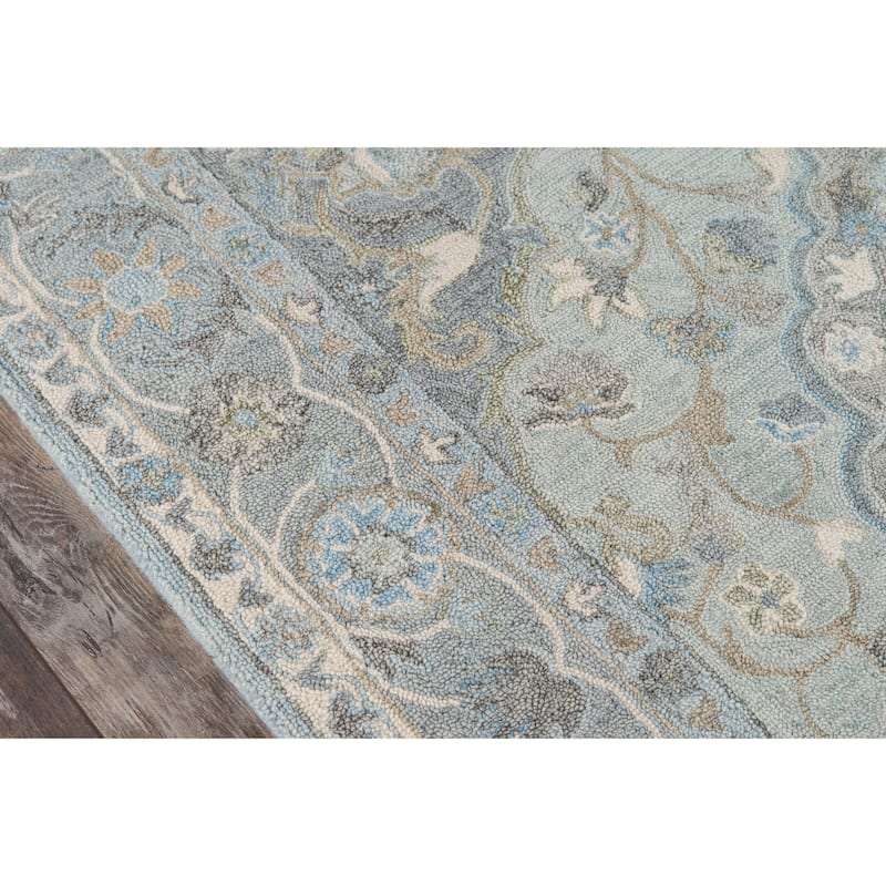 Momeni Tangier Hand Tufted Wool Traditional Medallion Area Rug