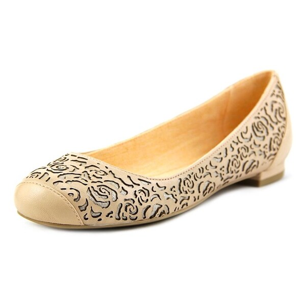 Nina Match Women Round Toe Leather Flats