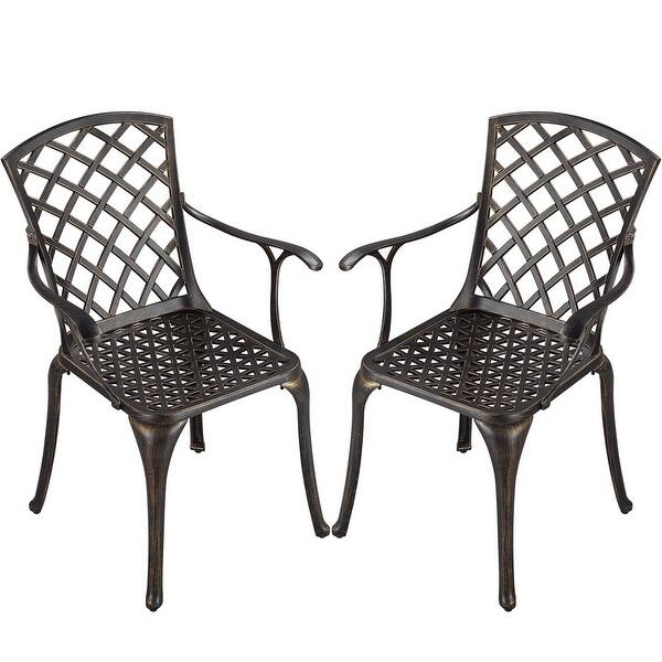 Set of 2 Outdoor Patio Dining Chairs Bed Bath & Beyond 37479731