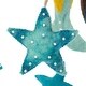 preview thumbnail 4 of 3, Handmade Blue Mermaid Felt Nursery Mobile