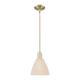 Option Antique Brass / Natural Shade