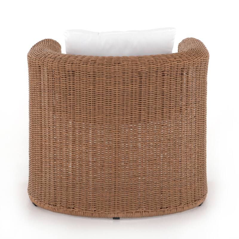 Tempe Woven Outdoor Chair-Vintage Natural - 32.0W x 32.0 x 32.0H