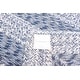 preview thumbnail 9 of 7, ECARPETGALLERY Braid weave Sienna Blue Wool Rug - 5'3 x 7'6