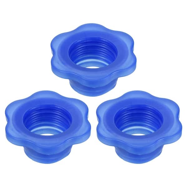 3Pcs Sewer Drain Pipe Sealing Plug Silicone Hose Stopper Gasket Blue ...