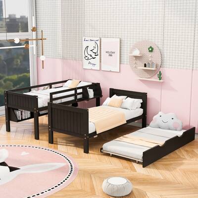 Kid-Friendly Design Twin Over Twin Bunk Bed - Bed Bath & Beyond - 39105884