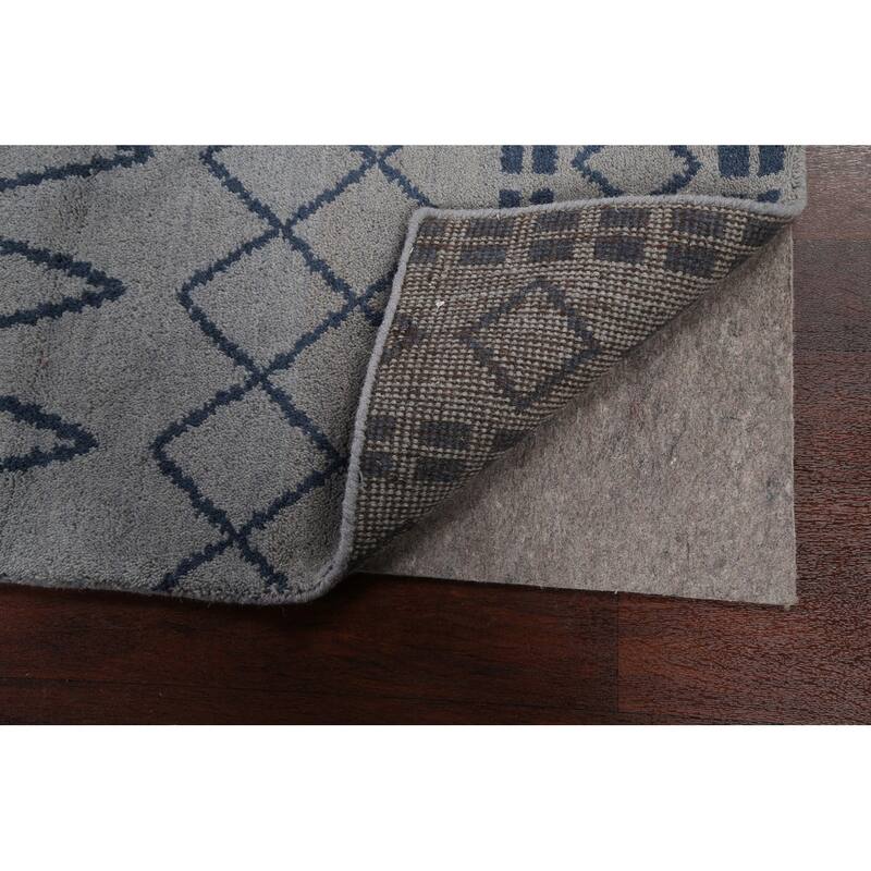 Modern Tribal Abstract Oriental Wool Area Rug Handmade Foyer Carpet - 5'1" x 8'3"