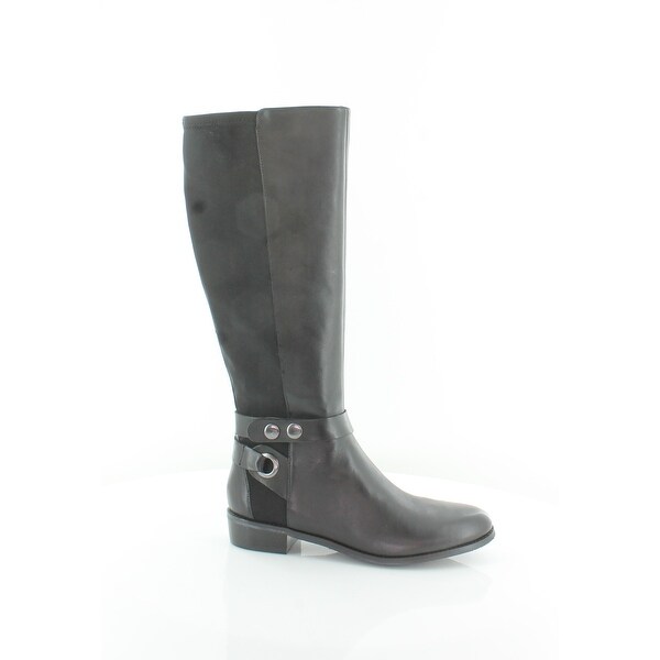 tahari boots black