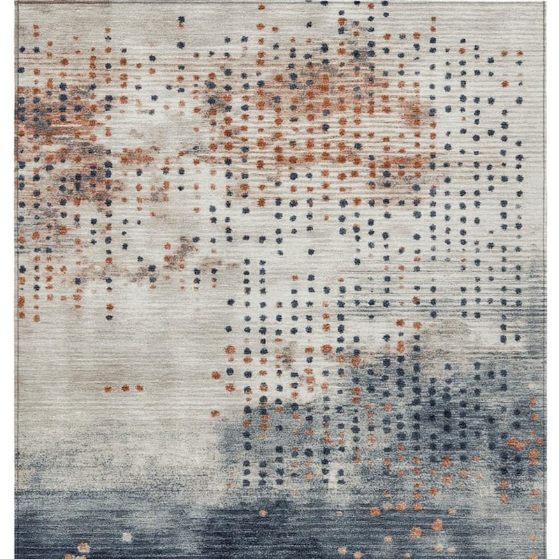 HomeRoots Geometric Transitional Rectangle Outdoor Rug