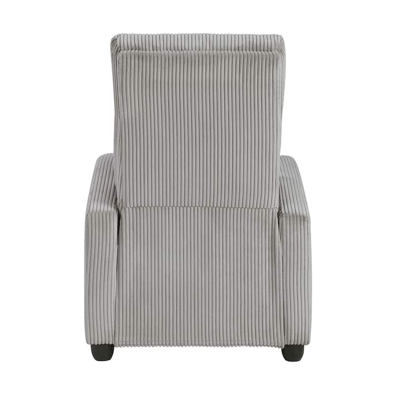 Covelo Corduroy Push Back Reclining Chair
