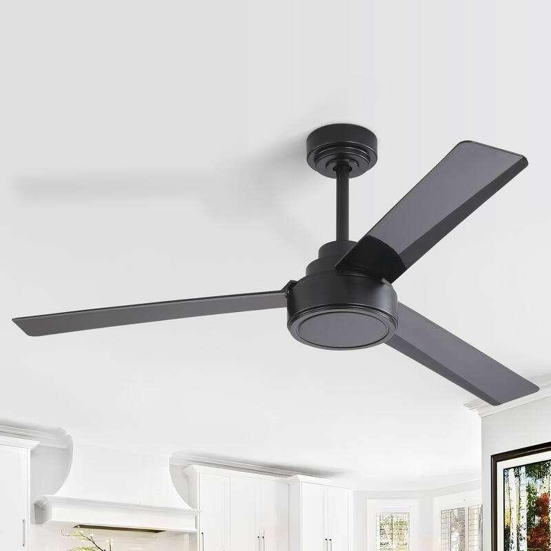 52 inch Modern Ceiling Fan With Remote Control(No Light),6 WInd Speed,Reversible Airflow