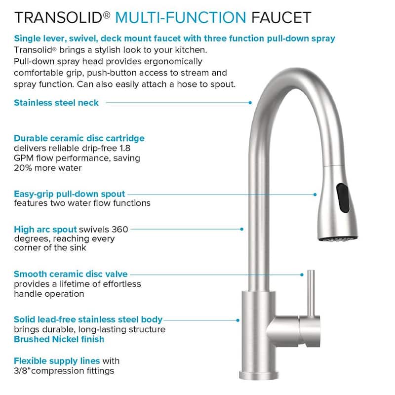 Transolid 24-in W x 22-in D x 35-in H Laundry Sink/Wash Stand All-in-One Kit - 24-in x 22-in