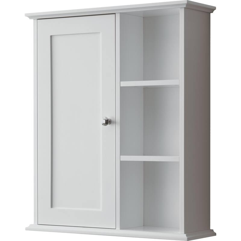 Bathroom Wall Cabinet with Soft-Closing Hinges, MDF Construction, and Versatile Storage for Home or Office Use