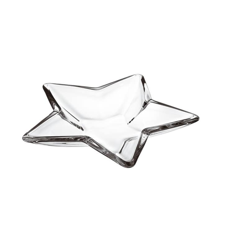 Glass Star Shaped Centerpiece Tray -13.7" Diameter - 13.7" Diameter
