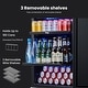 preview thumbnail 3 of 11, Yeego 23.4 Inch Beverage cooler 140 Can Can Built-in/ Freestanding Beverage Refrigerator - 24 inch
