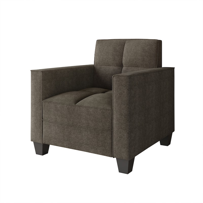 CraftPorch Chic Modern Linen Upholstered Chair