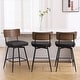 preview thumbnail 41 of 136, 26"/29" Faux Leather Swivel Counter/Bar Stools Set of 2/3