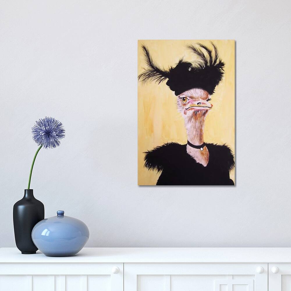 iCanvas "Ostrich Jet Set" by Coco de Paris Canvas Print