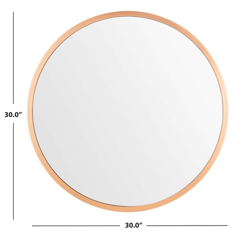 SAFAVIEH Eason 30-inch Round Mirror - 30" W x 1.5" L x 30" H