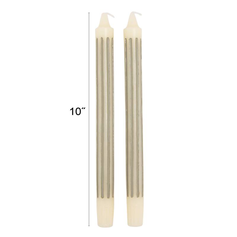 Unscented Taper Candles in Box - 0.88"L x 0.88"W x 10.0"H