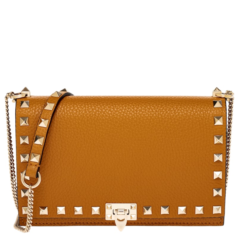 Valentino Calfskin Mini Bag - Light Brown