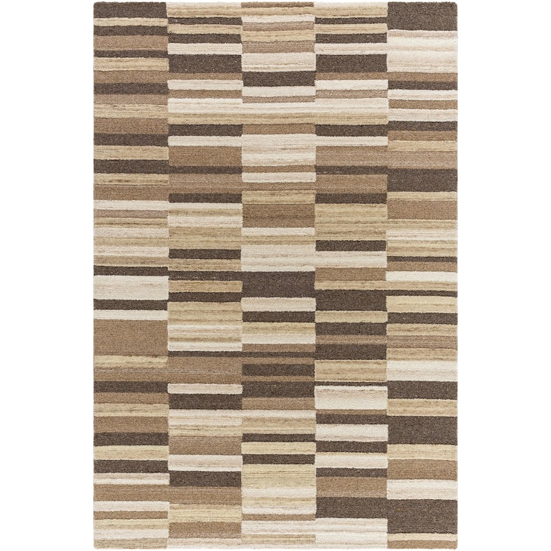 Livabliss La Puna Cottage Striped Area Rug