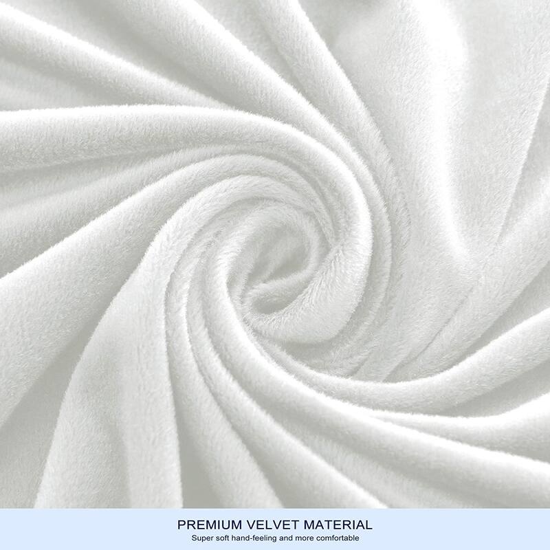 Subrtex Armchair Cushion Covers Velvet Stretch Furniture Protector