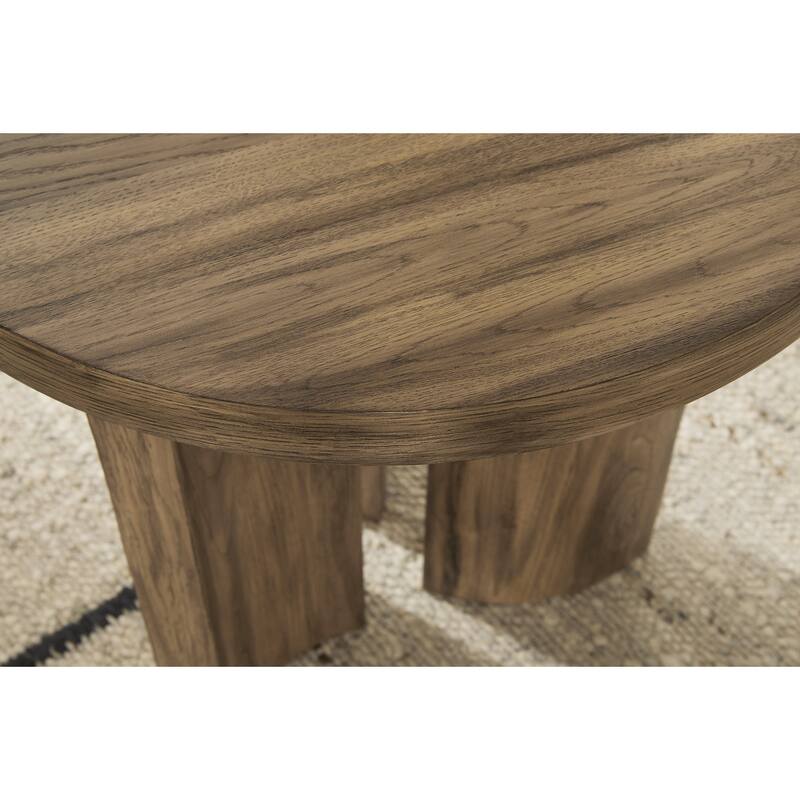 Signature Design by Ashley Austanny Brown End Table - 24"W x 24"D x 24"H