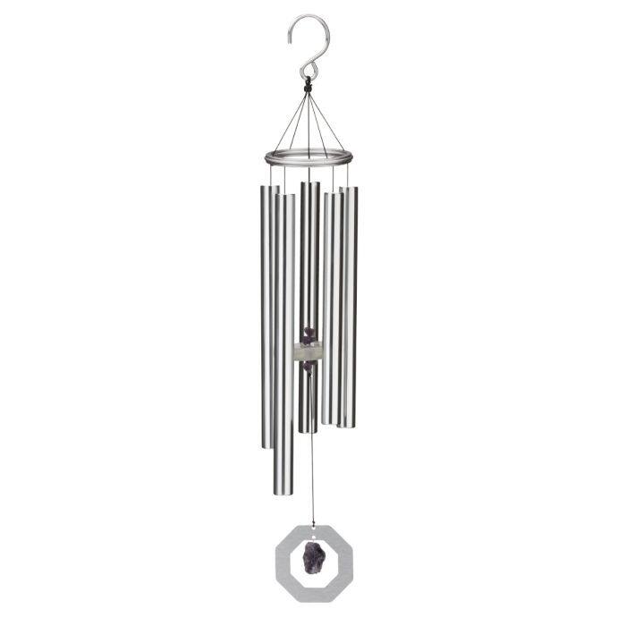 Zen Crystal Chime 22" - Silver
