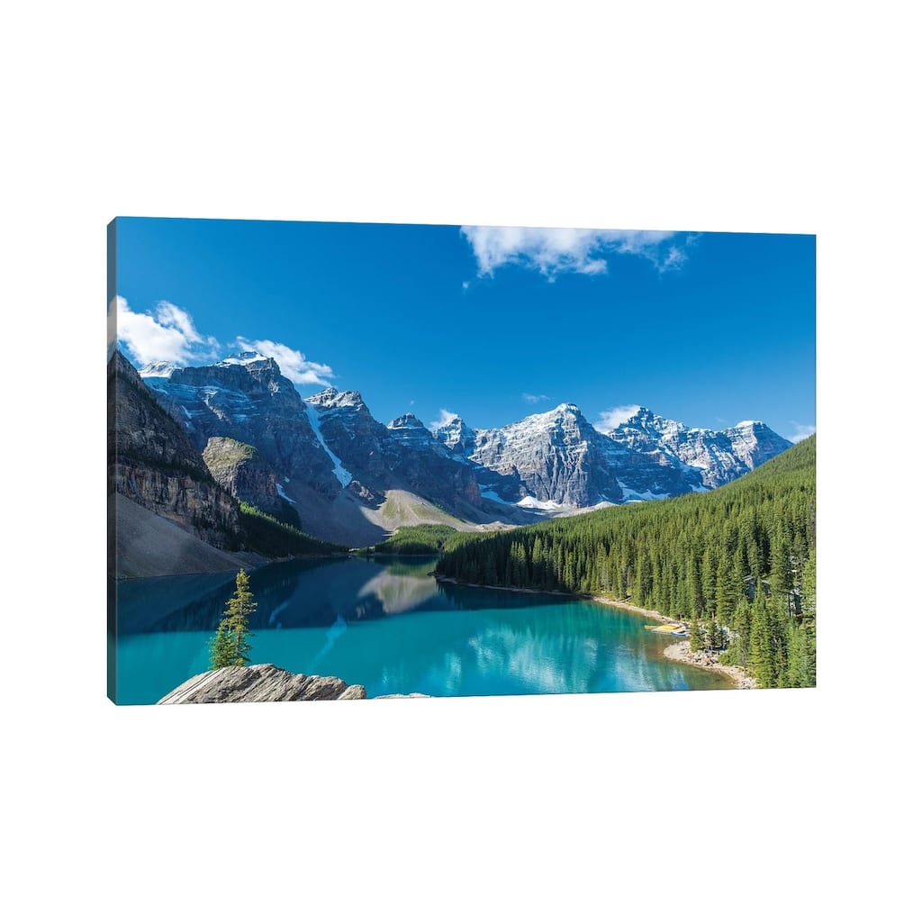 iCanvas "Moraine Lake, Banff National Park, Canadian Rockies, Alberta, Canada" by Panoramic Images Canvas Print