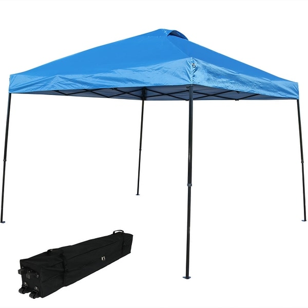 Sunnydaze Straight Leg Instant Canopy Event Tent w/Rolling Bag - Choose Color