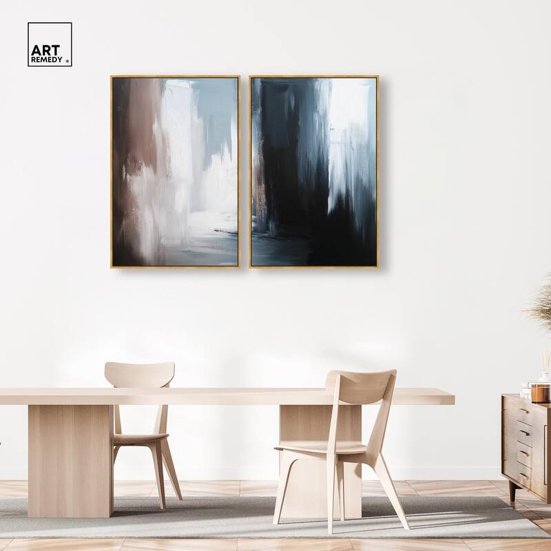 Chiaroscuro Canvas Set of 2 by Art Remedy