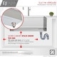 preview thumbnail 23 of 25, STYLISH 30 inch Stainless Steel 16G Workstation Undermount Kitchen Sink - Brushed Stainless Steel - 30" x 19" x 10"