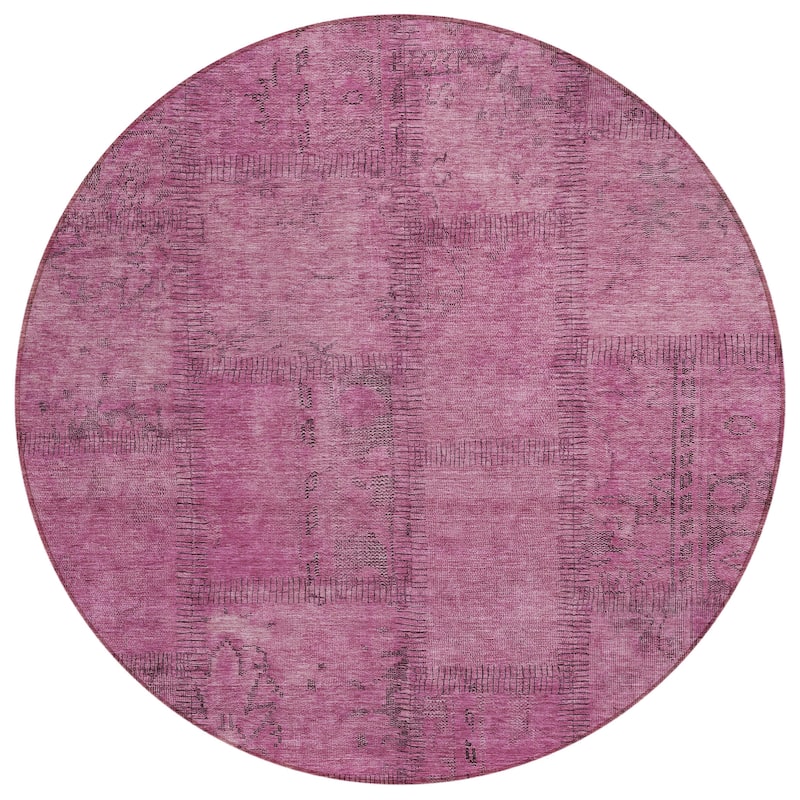 Machine Washable Indoor/ Outdoor Chantille Boho Traditional Rug