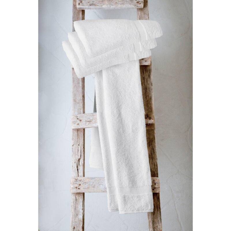 Salbakos Cotton Bath Towels Turkish Cotton Soft Absorbent Set of 4 - 27x54