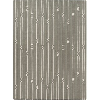 Hand-woven Saumur Reversible Wool Area Rug