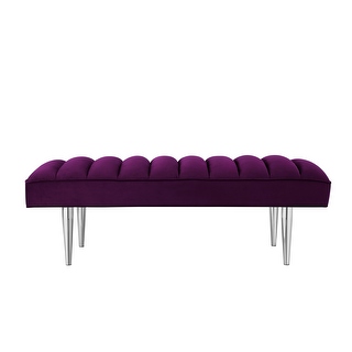 Purple bedroom bench new arrivals