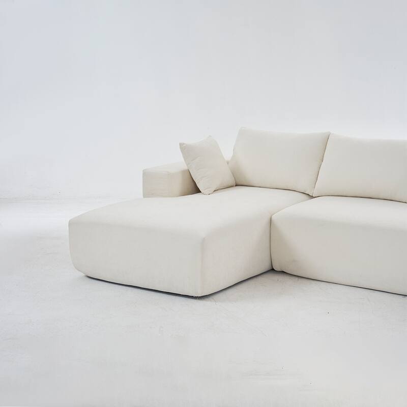 extra large deep modular sofa, cloud sofa 4-person sofa