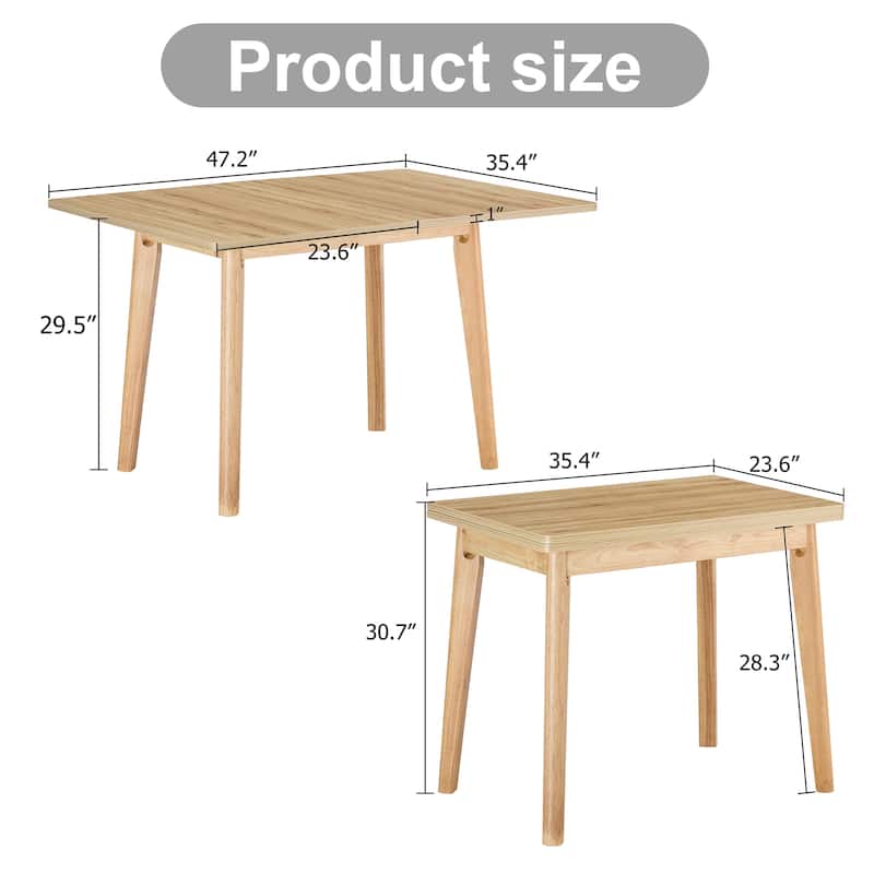 Imitation marble white sintered stone tabletop with rubber wooden legs, foldable computer desk