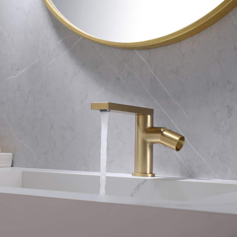 Single Hole Bathroom Faucet One Handle Bathroom Sink Faucet Modern Bathroom Basin Vanity Mixer Tap With Valve